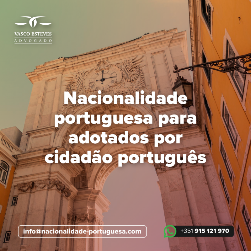 Nacionalidade portuguesa para adotados por cidadão português